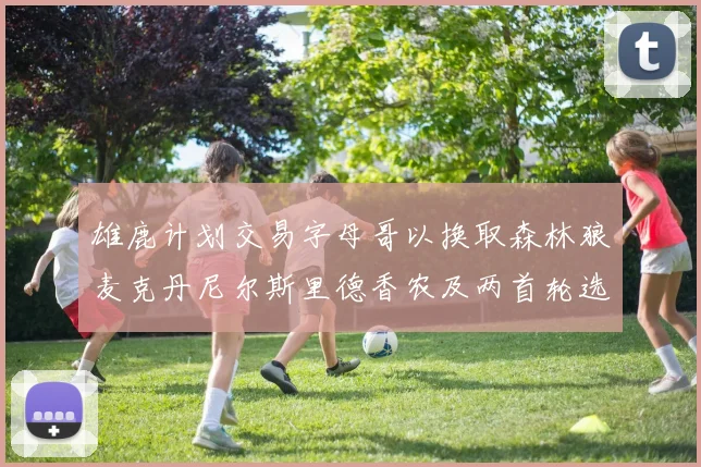 雄鹿计划交易字母哥以换取森林狼麦克丹尼尔斯里德香农及两首轮选秀权