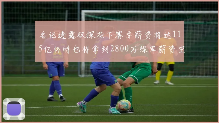 名记透露双探花下赛季薪资将达115亿怀特也将拿到2800万绿军薪资空间依旧紧张